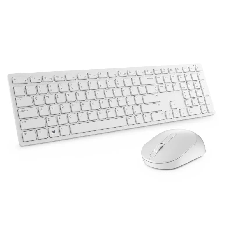 DELL Pro tastatūra un pele - KM5221W - US International (QWERTY) - Balta