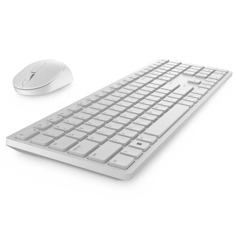 DELL Pro tastatūra un pele - KM5221W - US International (QWERTY) - Balta