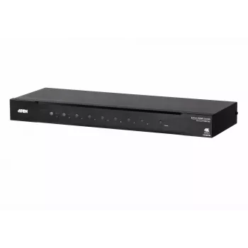 ATEN 8 portu True 4K HDMI slēdzis, HDMI, metāls, melns, 60 Hz, 3 m, 1920 x 1080 (HD 1080), 3840 x 2160, 4096 x 2160