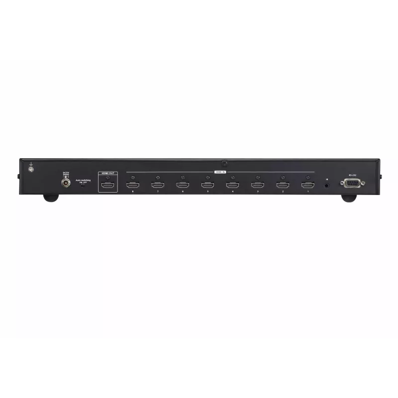 ATEN 8 portu True 4K HDMI slēdzis, HDMI, metāls, melns, 60 Hz, 3 m, 1920 x 1080 (HD 1080), 3840 x 2160, 4096 x 2160