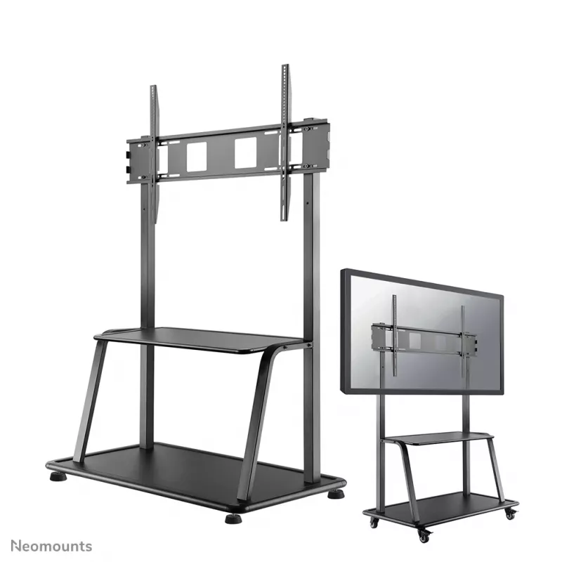 Neomounts NS-M4000Melns TV ratiņi 60–105 collas, melns, fiksēts grīdas statīvs, tērauds, 150 kg, 152,4 cm (60 collas), 2,67 m (105 collas)