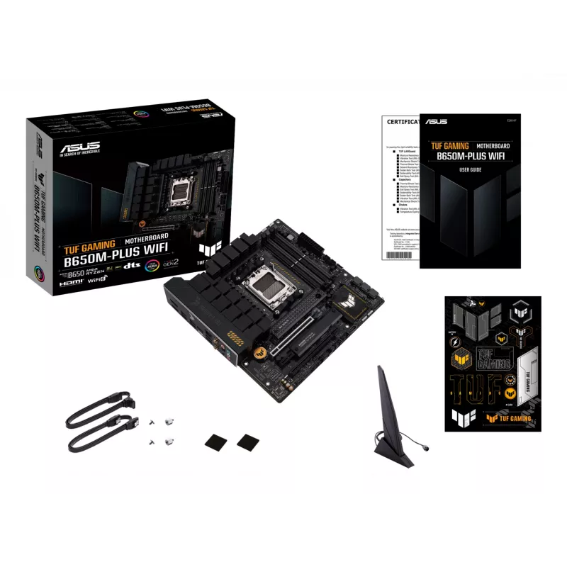 ASUS TUF GAMING B650M-PLUS WIFI AMD B650 Socket AM5 micro ATX