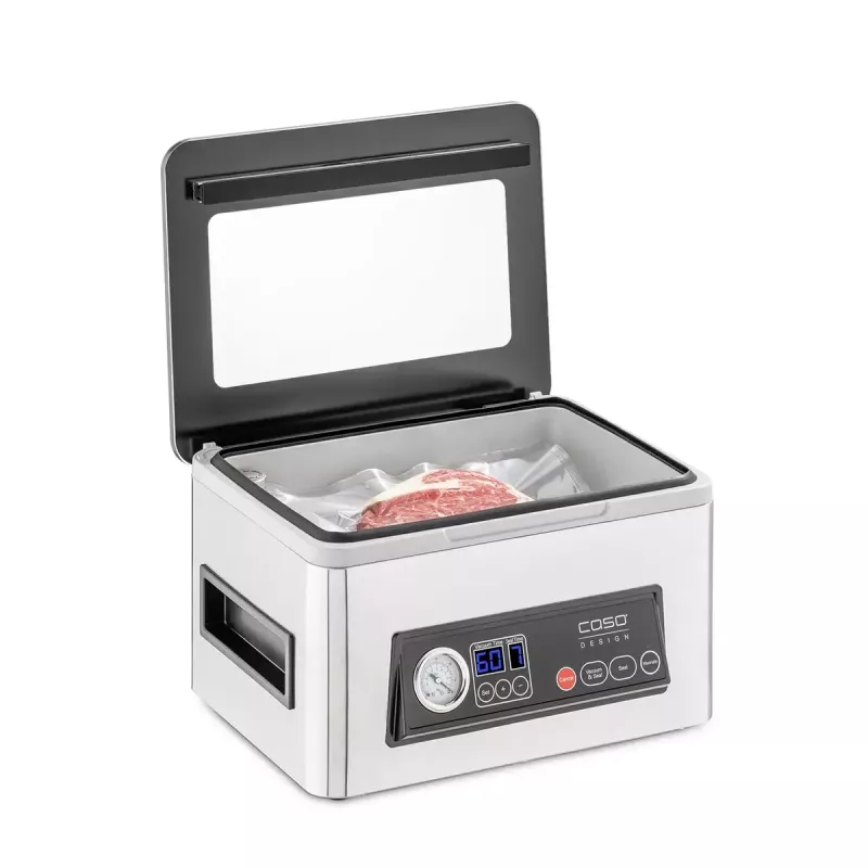 Vakuuma iepakošanas iekārta Caso VacuChef 50 Power 300 W nerūsējošā tērauda modelis 01416 pārtikas saglabāšanai