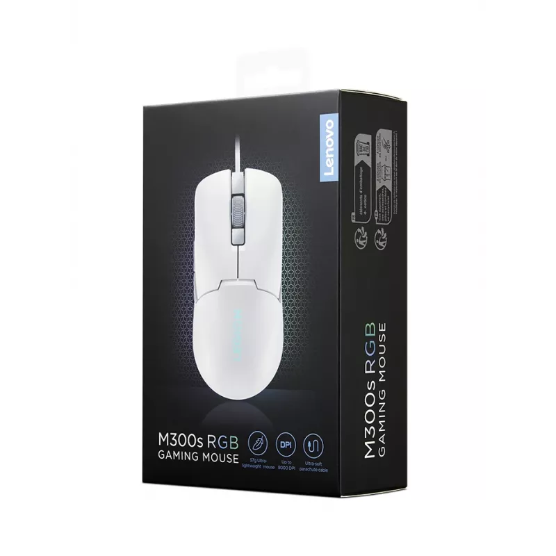 Lenovo GY51H47351 pele Spēlēm Labroču USB Type-A Optiskā 8000 DPI