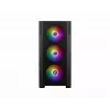 PC korpuss MSI MAG FORGE M100A Micro Tower Melns ar rūdītu stiklu, 3x120mm priekšējie ventilatori, RGB, microATX/Mini‑ITX
