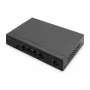 DIGITUS PoE-slēdzis 4+1 porti Ethernet Nevadāms 4 porti PoE,