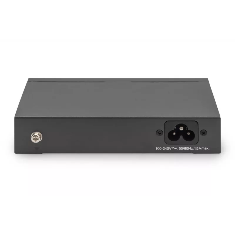 DIGITUS PoE-slēdzis 4+1 porti Ethernet Nevadāms 4 porti PoE,
