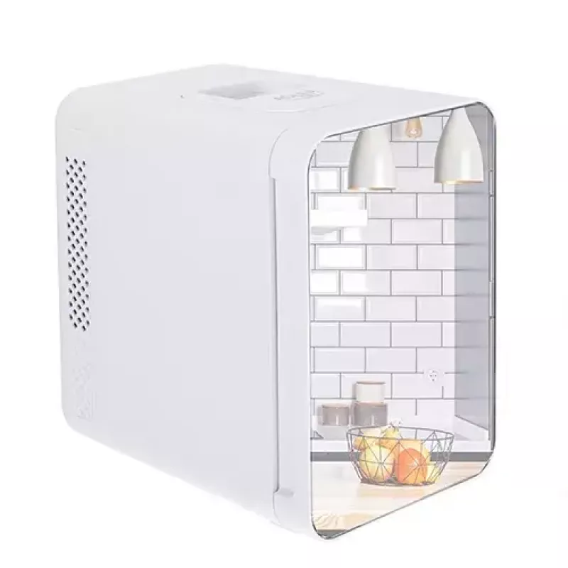 Brīvi stāvošs mini ledusskapis Adler AD 8085, 4 L, labās puses eņģe, spoguļa durvis, 220–240V/12V