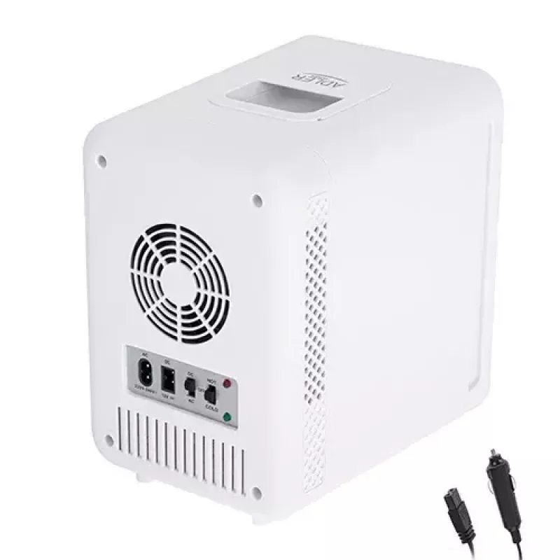 Brīvi stāvošs mini ledusskapis Adler AD 8085, 4 L, labās puses eņģe, spoguļa durvis, 220–240V/12V
