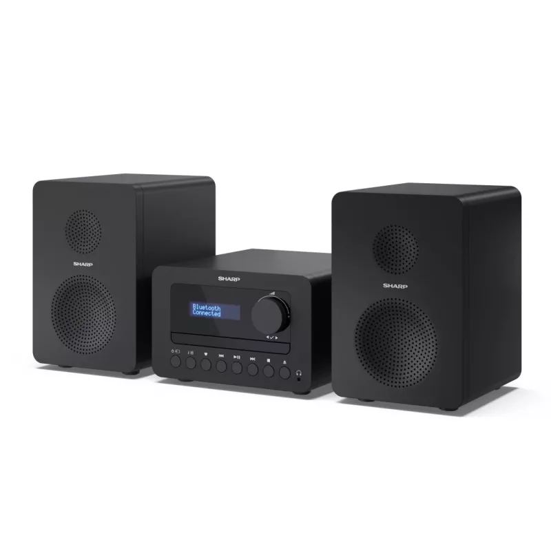 Sharp TOKYO DAB+ HI-FI mikrosistēma Mājas audio mikrosistēma 40 W Melna