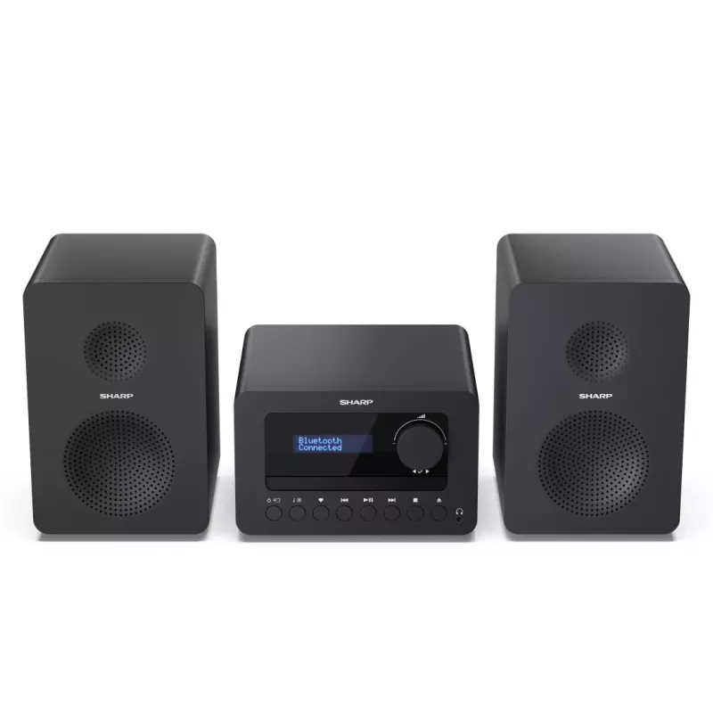 Sharp TOKYO DAB+ HI-FI mikrosistēma Mājas audio mikrosistēma 40 W Melna