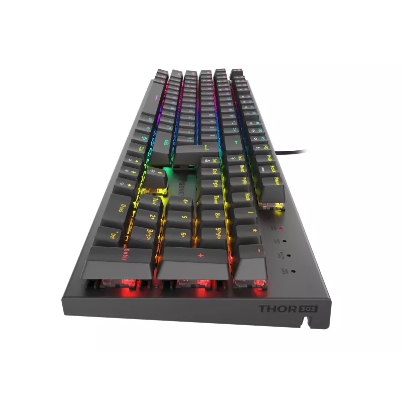GENESIS Thor 303 tastatūra Gaming USB QWERTY US International Melna