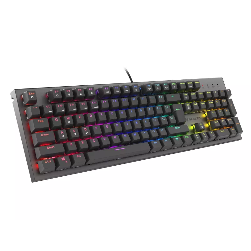 GENESIS Thor 303 tastatūra Gaming USB QWERTY US International Melna