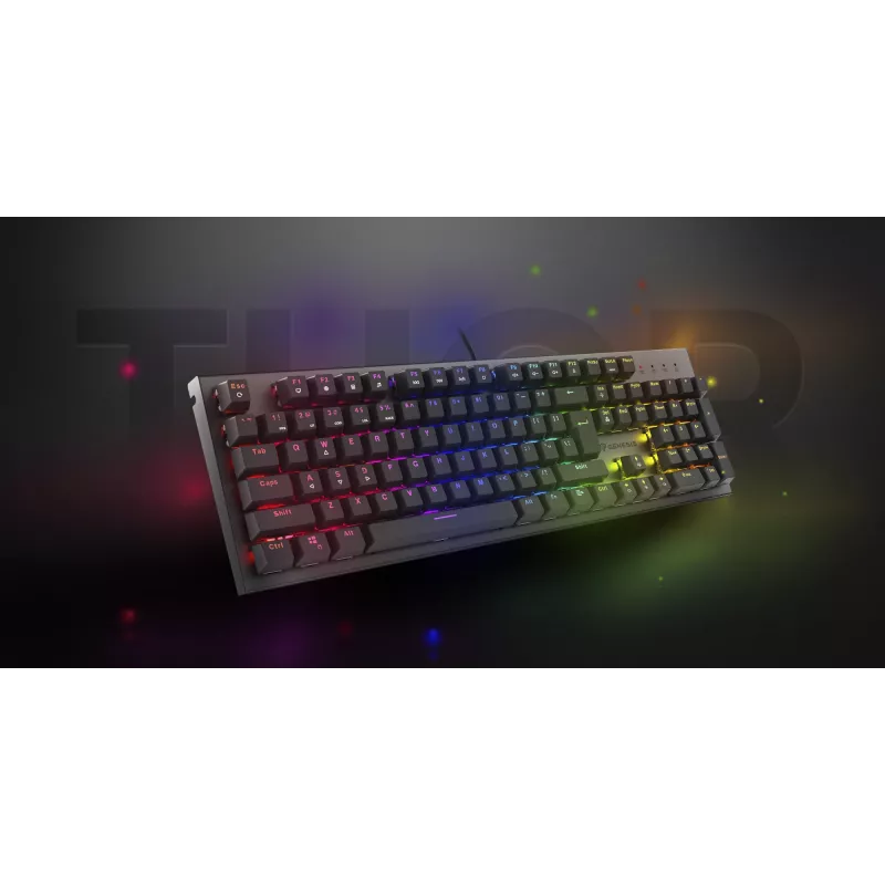 GENESIS Thor 303 tastatūra Gaming USB QWERTY US International Melna