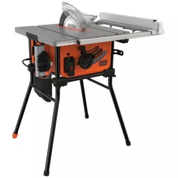 Galda zāģis Melns & Decker BES720-QS — 1800 W, 25,4 cm asmens, 8,5 cm griešanas dziļums, brīvi stāvošs, galda pagarinājums