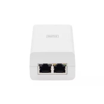 DIGITUS Gigabit Ethernet PoE+ Injector 802.3at, 30 W mazs korpuss, balts