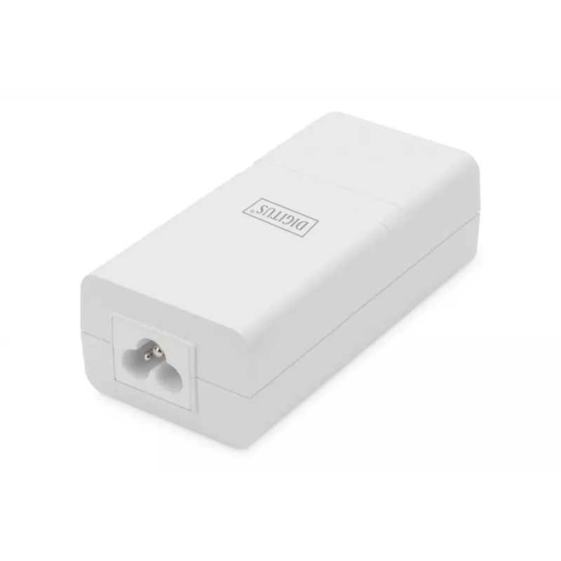 DIGITUS Gigabit Ethernet PoE+ Injector 802.3at, 30 W mazs korpuss, balts