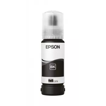 Epson 108 EcoTank tintes pudele, melna — oriģināla 65 ml, paredzēta EcoTank printeriem