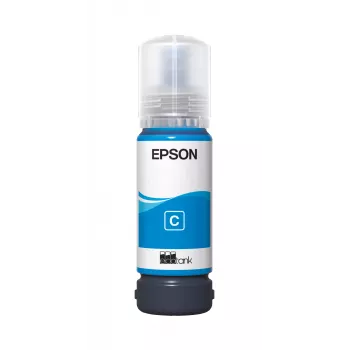 Ink Bottle Epson 108 EcoTank ciāna – oriģinālā rezerves tinte EcoTank printeriem, ciāna