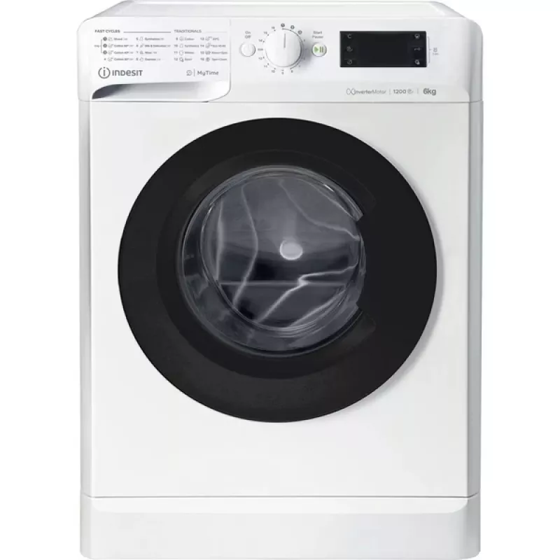Indesit MTWSE 61294 WK EE veļas mazgājamā mašīna ar priekšējo ielādi 6 kg 1151 apgr./min Balta