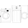 Indesit MTWSE 61294 WK EE veļas mazgājamā mašīna ar priekšējo ielādi 6 kg 1151 apgr./min Balta