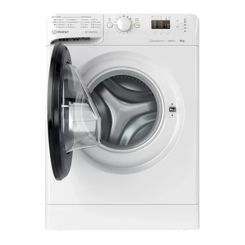 Indesit MTWSA 61294 WK EE veļas mašīna ar priekšējo ielādi 6 kg 1151 RPM Balta