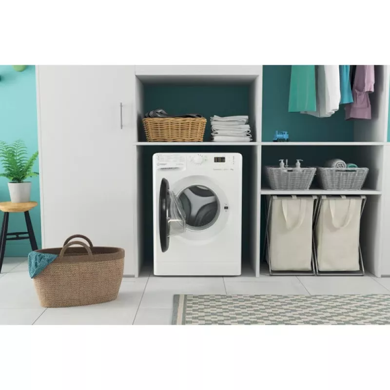 Indesit MTWSA 61294 WK EE veļas mašīna ar priekšējo ielādi 6 kg 1151 RPM Balta