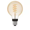 Viedā spuldze Philips G93 globuss E27 — LED 7 W, Bluetooth un Zigbee, 95×150 mm