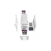 PC korpuss DeepCool CC360 WH ARGB Mini Tower White — Micro‑ATX/Mini‑ITX, rūdīts stikls, 2x 3.5 collu + 3x 2.5 collu, 2x priekšējie 120 mm ventilatori