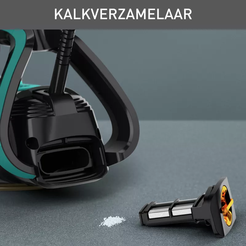Tefal Puregliss FV8066 gludeklis ar sausu un tvaika gludināšanu, Durilium AirGlide Autoclean zole, 3000 W, melns, zils