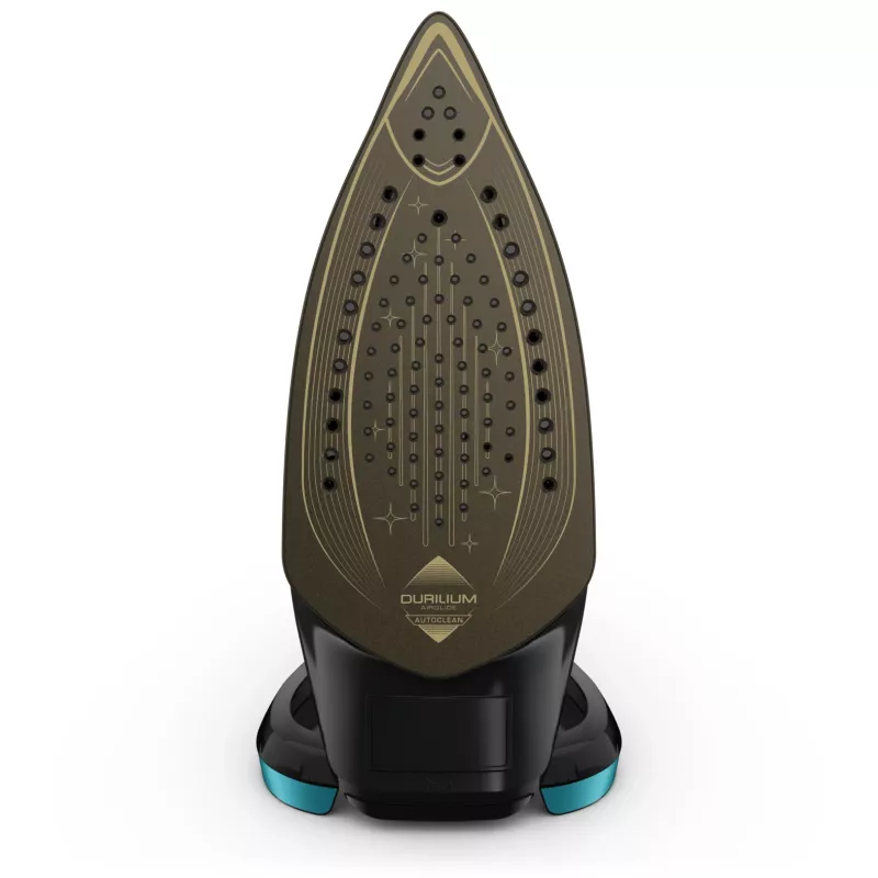 Tefal Puregliss FV8066 gludeklis ar sausu un tvaika gludināšanu, Durilium AirGlide Autoclean zole, 3000 W, melns, zils