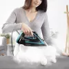 Tefal Puregliss FV8066 gludeklis ar sausu un tvaika gludināšanu, Durilium AirGlide Autoclean zole, 3000 W, melns, zils