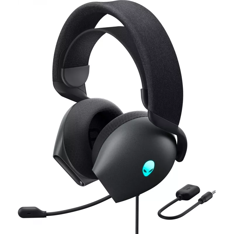 Alienware AW520H austiņas, vadu, galvas saite, spēlēm, pelēka