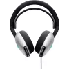 Alienware AW520H austiņas, vadu, galvas saite, spēlēm, balta