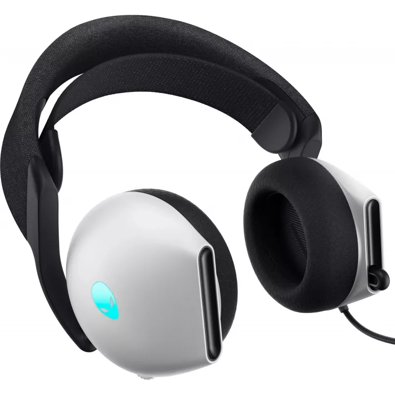Alienware AW520H austiņas, vadu, galvas saite, spēlēm, balta