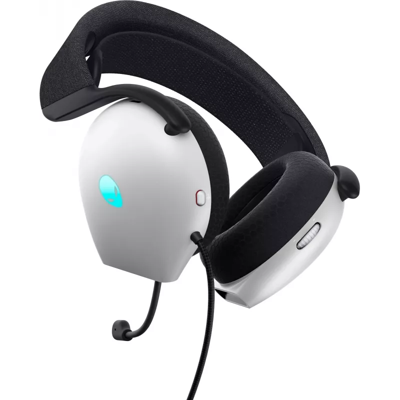 Alienware AW520H austiņas, vadu, galvas saite, spēlēm, balta