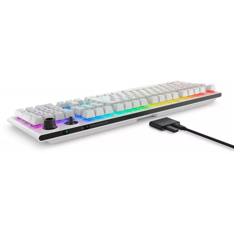 Alienware Tri-Mode AW920K tastatūra Gaming USB + RF bezvadu + Bluetooth balta