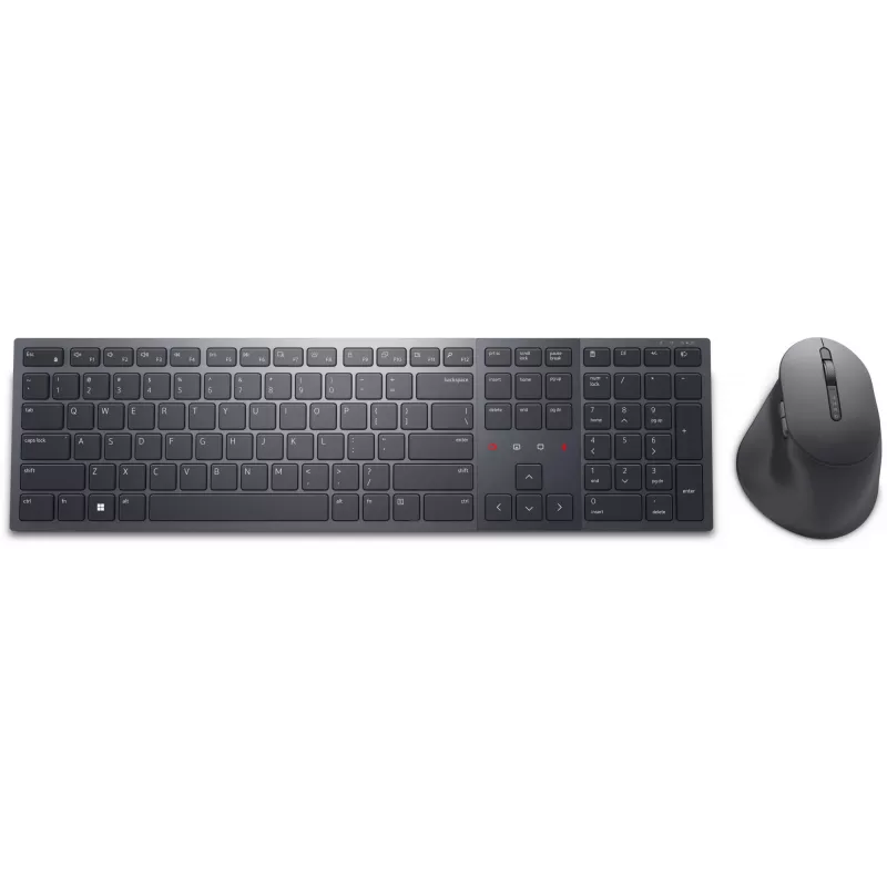 DELL Pro Premium sadarbības tastatūra un pele - KM900 - US International (QWERTY)