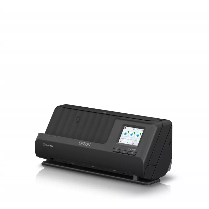 Epson ES-C380W ADF + lokšņu padeves skeneris 600 x 600 DPI A4 Melns
