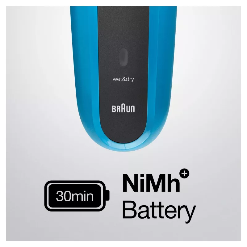 Braun Series 3 310BT elektriskais skuveklis - mitrās un sausās skūšanas folijas skuveklis ar bārdas trimmera uzgaļiem