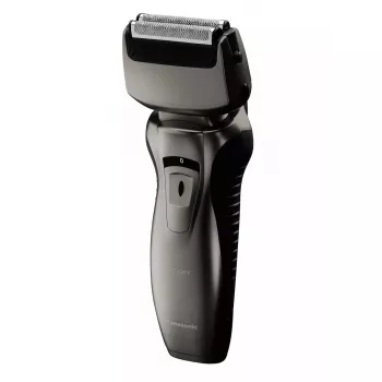 Panasonic ES-RW33 elektriskais folijas bārdas skuveklis, mitrai un sausai skūšanai, bezvadu, izceļams trimeris, darbības laiks 30 min., melns/sudrabains