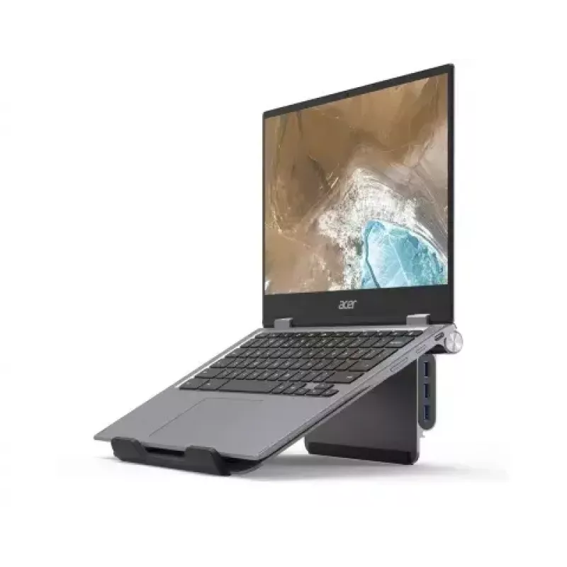 Klēpjdatora statīvs Acer HP.DSCAB.012 11,6–15,6 collu piezīmjdatoriem, sudraba krāsā, 270×45×300 mm, 0,821 kg