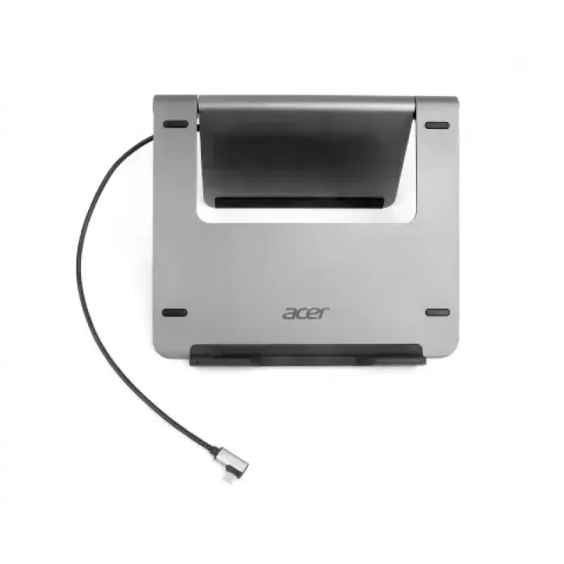 Klēpjdatora statīvs Acer HP.DSCAB.012 11,6–15,6 collu piezīmjdatoriem, sudraba krāsā, 270×45×300 mm, 0,821 kg