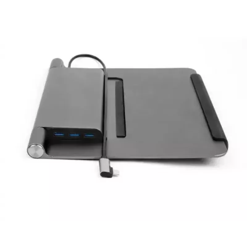 Klēpjdatora statīvs Acer HP.DSCAB.012 11,6–15,6 collu piezīmjdatoriem, sudraba krāsā, 270×45×300 mm, 0,821 kg