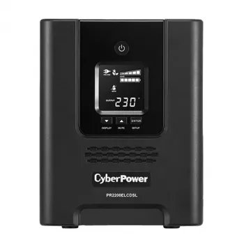 CyberPower PR2200ELCDSL nepārtrauktās barošanas avots (UPS) Line-Interactive 2.2 kVA 1980 W 9 AC kontaktligzdas