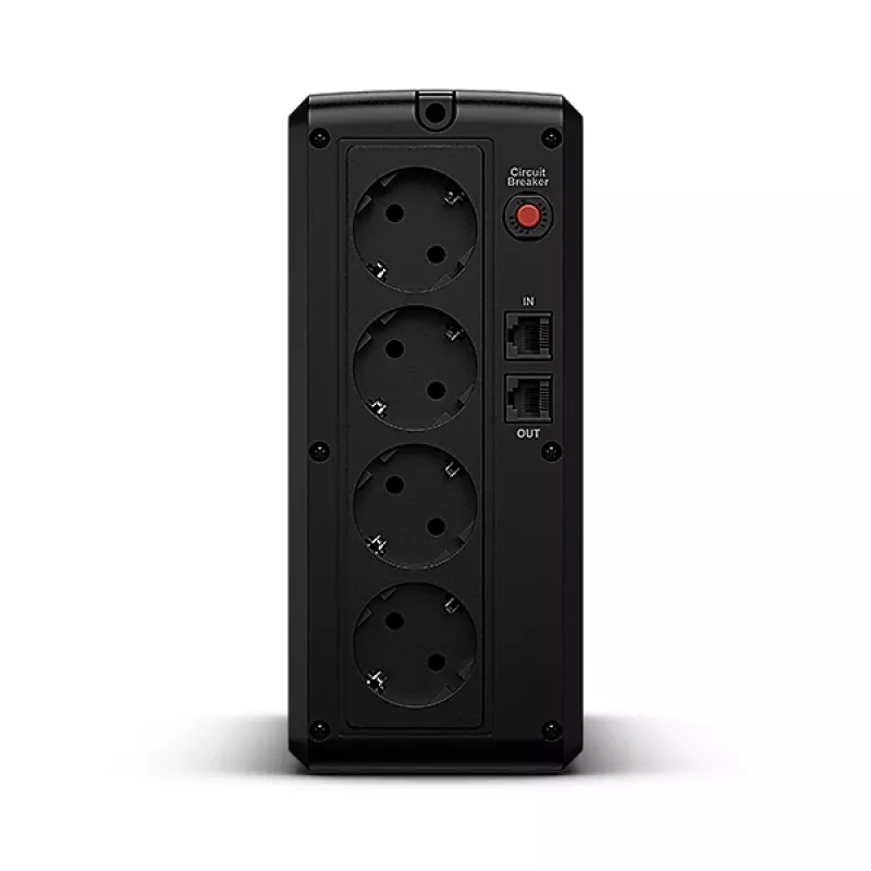 CyberPower UT1050EG līnijinteraktīvs UPS, 1050 VA (1,05 kVA), 630 W, AVR, Schuko ligzdas, torņa tipa