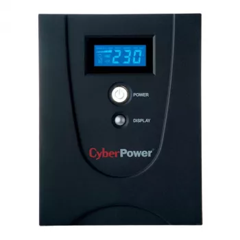 Nepārtrauktās barošanas avots CYBERPOWER VALUE2200EILCD, 2,2 kVA (1320 W), 6 maiņstrāvas ligzdas, AVR, LCD, tornis, 230 V