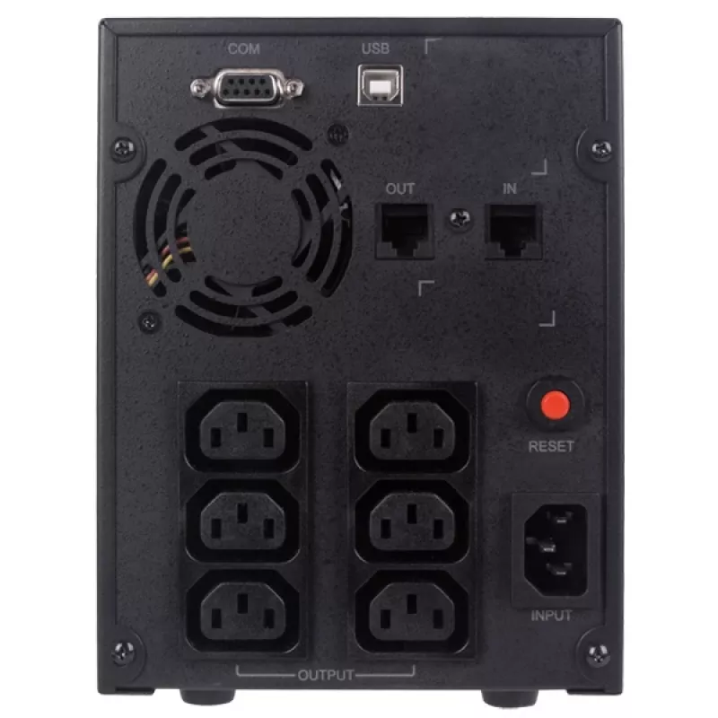 Nepārtrauktās barošanas avots CYBERPOWER VALUE2200EILCD, 2,2 kVA (1320 W), 6 maiņstrāvas ligzdas, AVR, LCD, tornis, 230 V