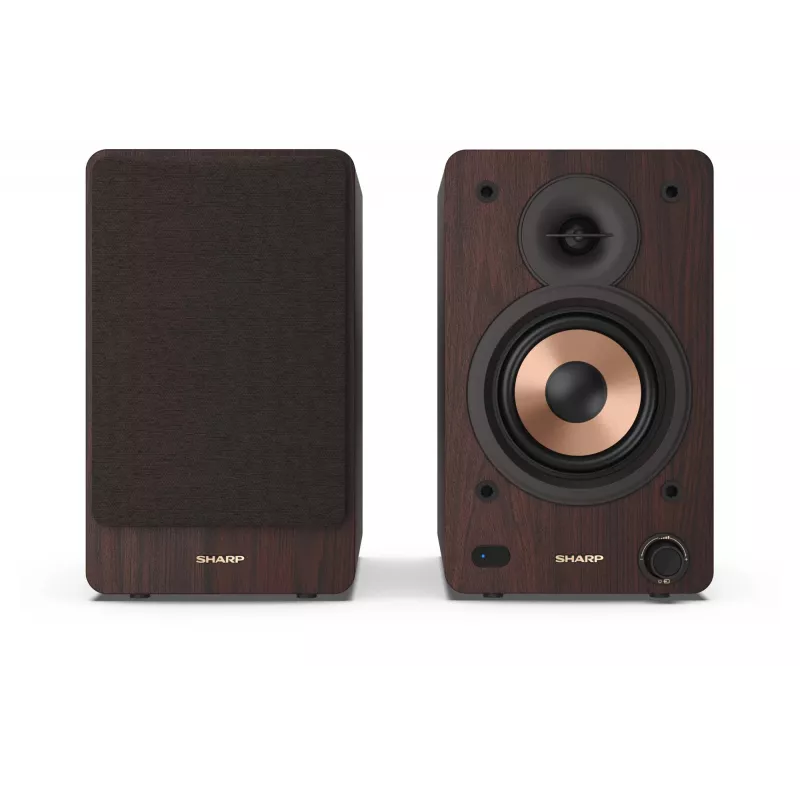 Sharp BOOKSHELF SPEAKERS 2-ceļu brūni vadu un bezvadu 60 W