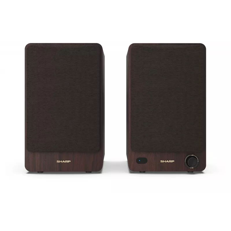 Sharp BOOKSHELF SPEAKERS 2-ceļu brūni vadu un bezvadu 60 W